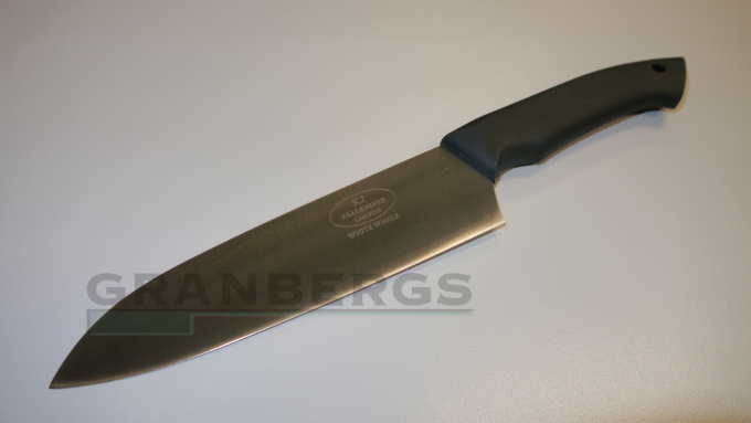 Fallkniven K2 White Whale Kitchen Butcher Knife Laminated